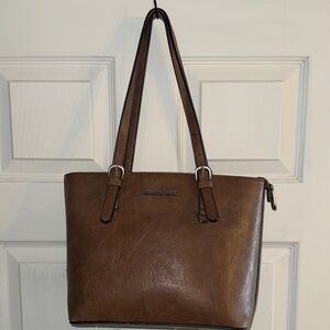 Montana West Brown Tote Bag